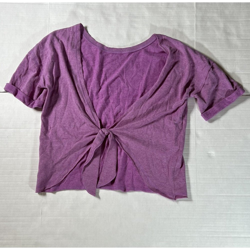 Victorias Secret Pink Tie Back T Shirt Women's Size Medium